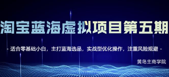 淘宝虚拟无货源3.0 4.0 5.0，适合零基础小白，主打蓝海选品，实战型优化操作-知者网